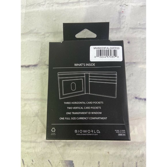 Marvel The Falcon and the Winter Soldier Black PU Faux Leather Bi-Fold Wallet - Picture 10 of 10